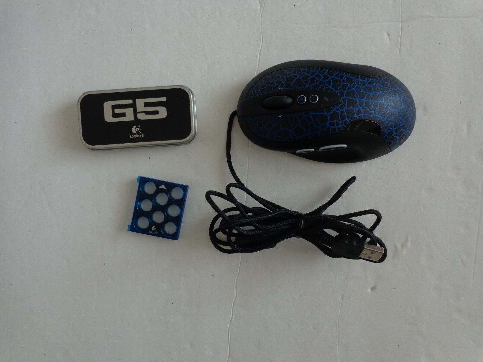 Logitech G5 USB Laser Gaming Mouse w/Adjustable Weight Cartridge