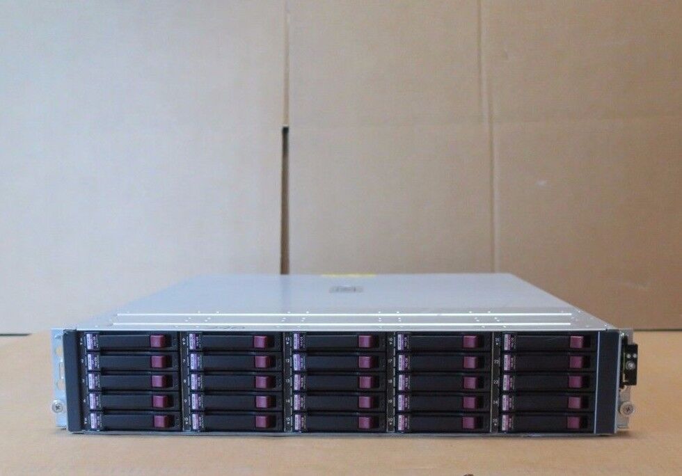 HP Storageworks MSA70 418800-B21 25x 146GB 15K SAS Hard Drive 2x PSU Smart Array