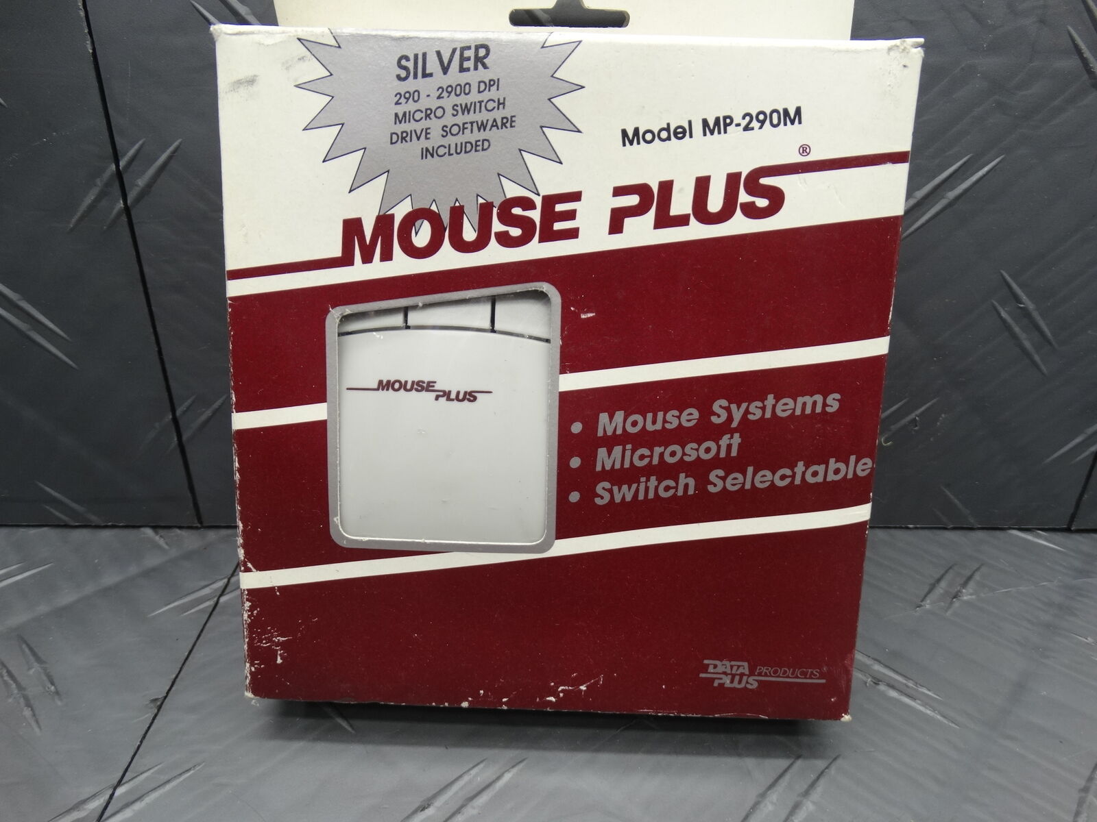 Mouse Plus 3-Button Serial Port Mouse Vintage Retro
