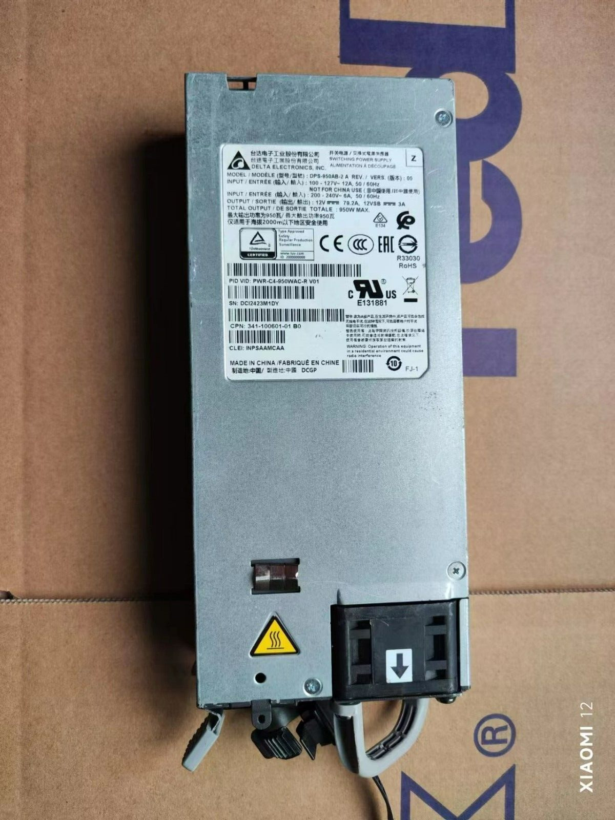 Genuine Cisco PWR-C4-950WAC-R  AC  Power Supply  for C9500 Tested
