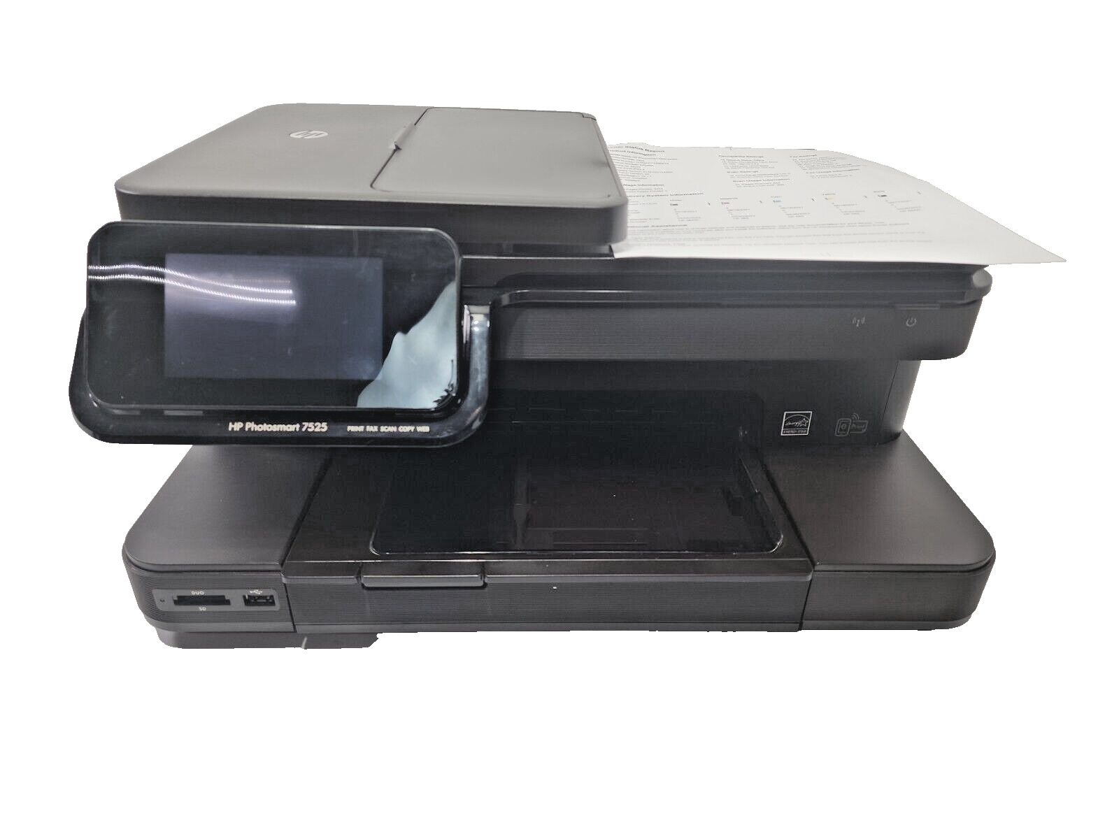 HP Photosmart 7525 All-In-One Inkjet Photo Printer Scanner Copier