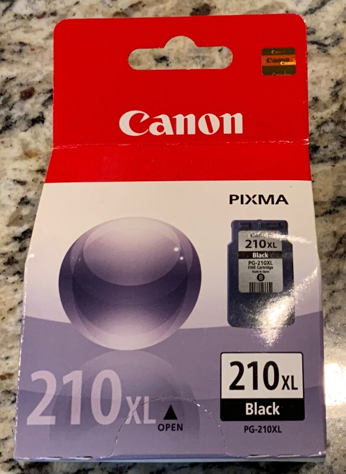 New Canon Pixma PG-210XL Black Print Sealed Ink Cartridge NIB Made in Japan