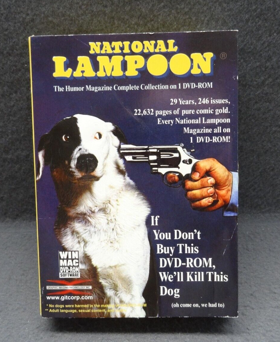 NEW National Lampoon DVD-Rom Complete 246 Issue Digital Magazine Collection RARE