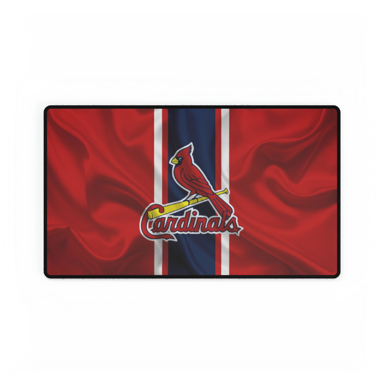 St. Louis Cardinals Wavy flag MLB Baseball High Definition Desk Mat mousepad