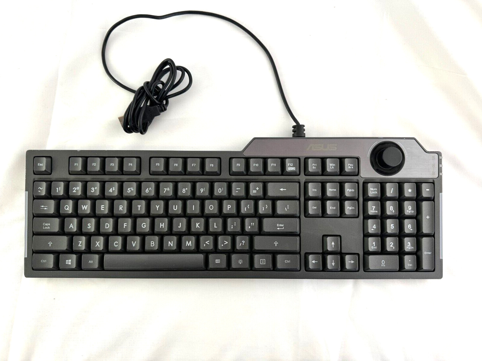 LOT OF 10 Asus G01-KB Silver Wired Gaming Keyboard
