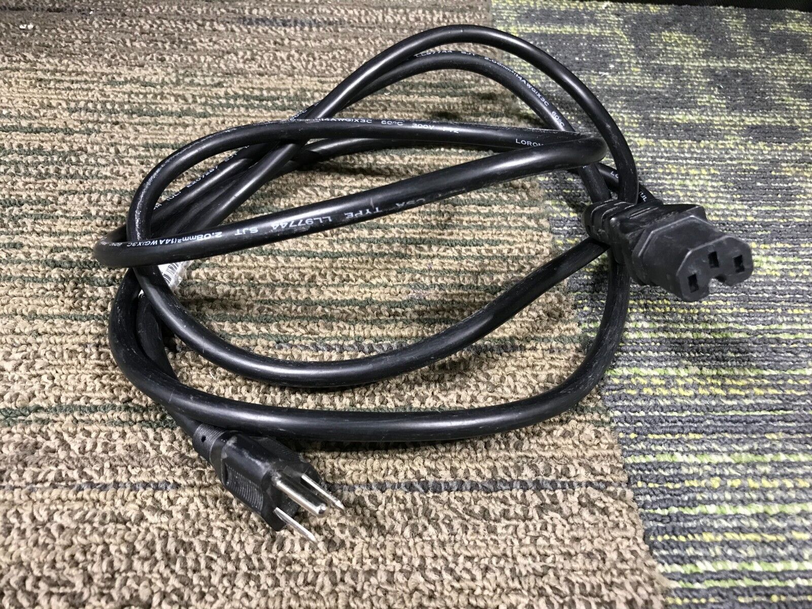 (LOT OF 50) Cisco 37-1132-01 Notched Power Cord 13A 8ft 3 x 16awg