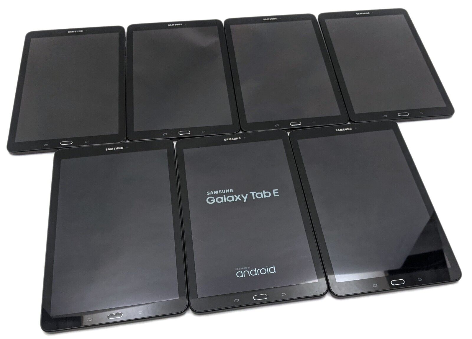 Lot of 7 Samsung Galaxy Tab E SM-T567V 16GB 9.6\