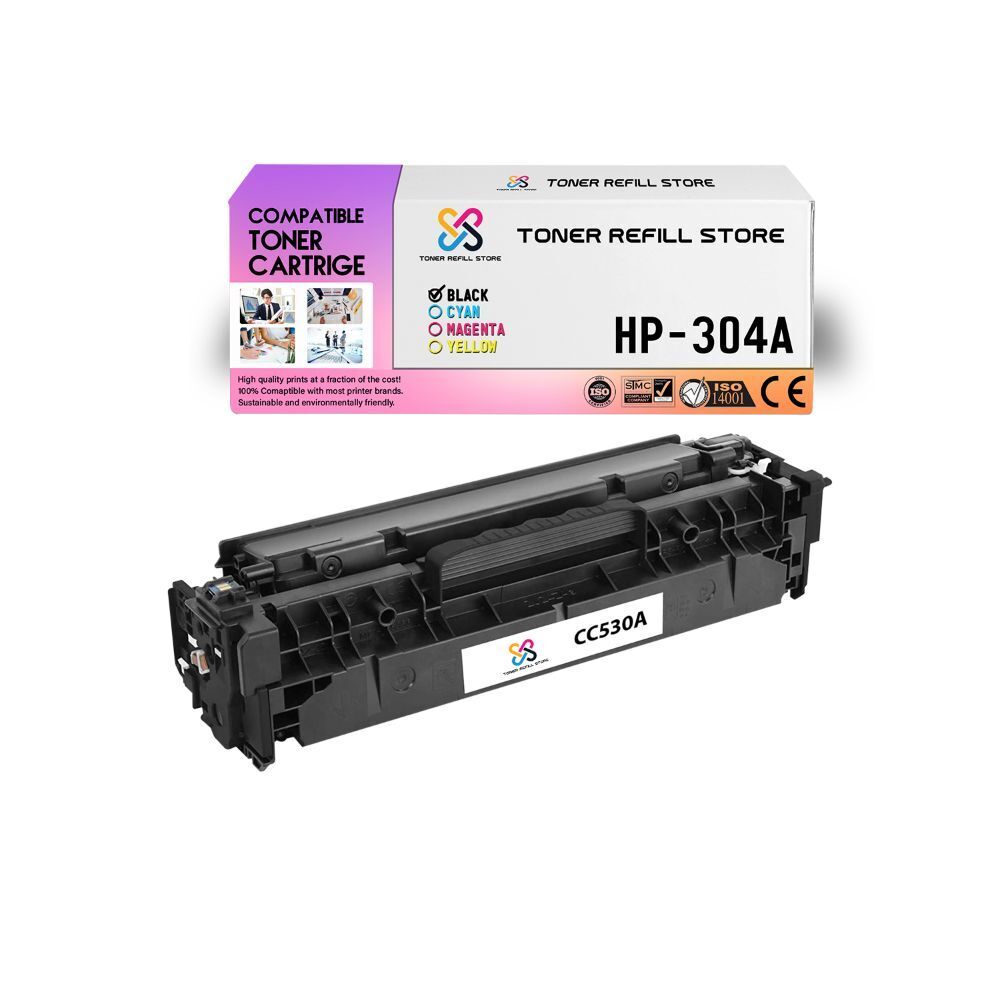 TRS 304A CC530A Black Compatible for HP LaserJet CP2025 CP2025n Toner Cartridge