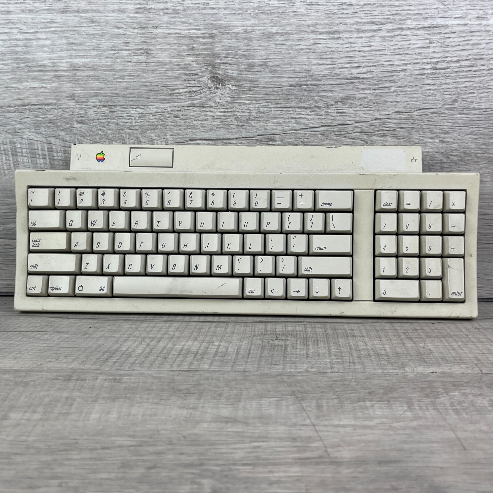 Vintage Apple M0487 Keyboard II White Wired QWERTY for Apple Macintosh IIgs
