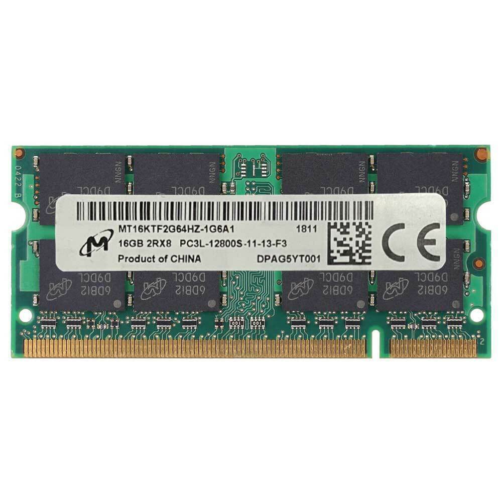Micron 16GB 32GB Ram DDR3 1600 PC3L-12800 2Rx8 1.35V 204pin sodimm laptop memory