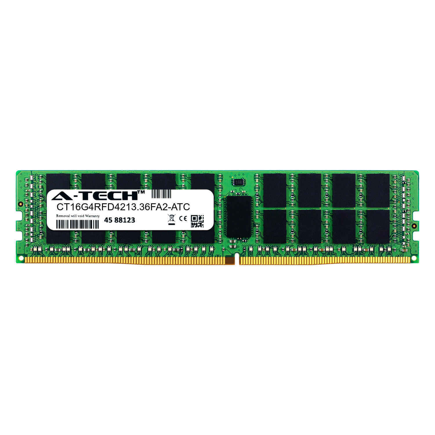 16GB PC4-17000R RDIMM (Crucial CT16G4RFD4213.36FA2 Equivalent) Server Memory RAM