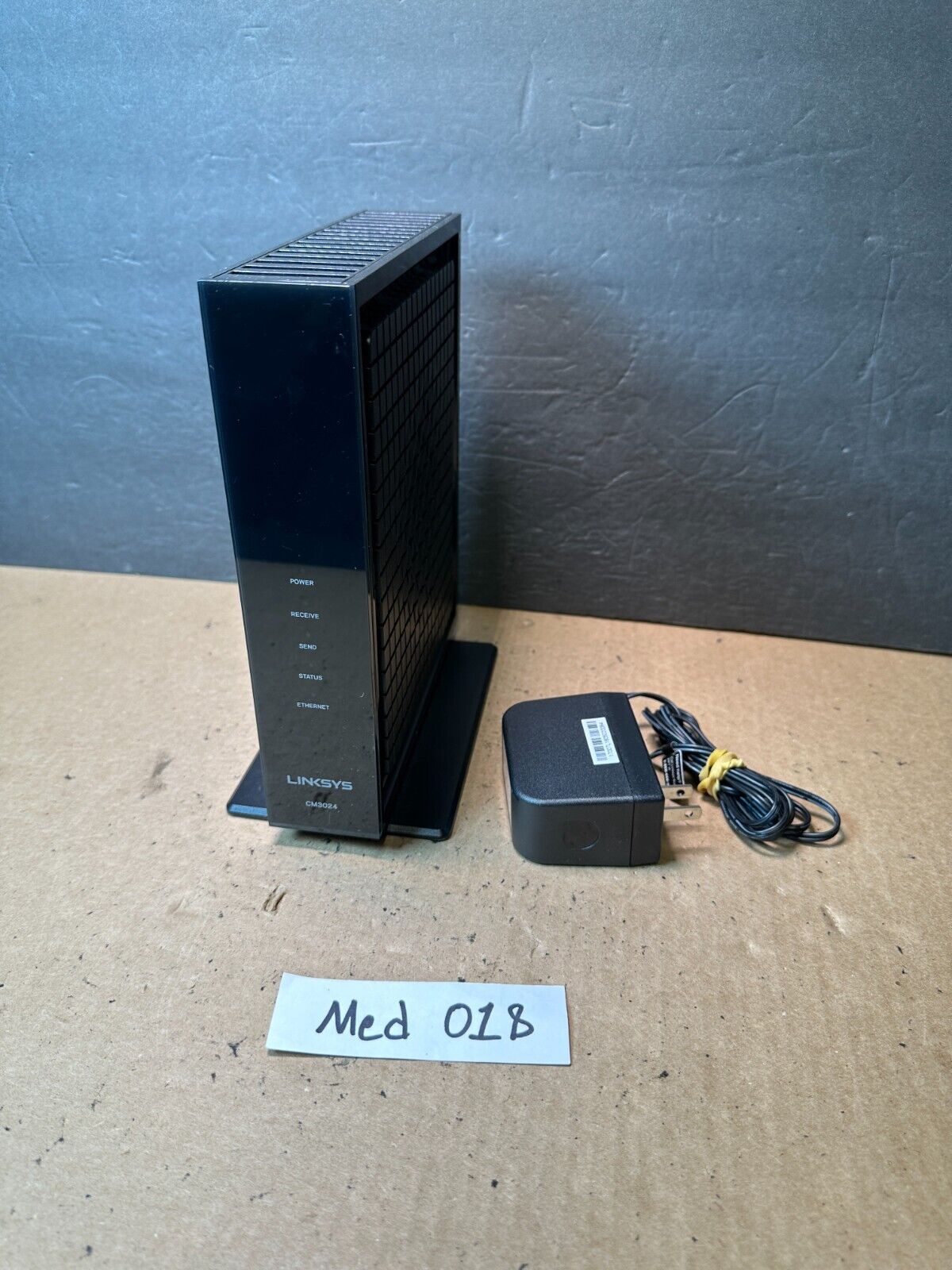 Linksys CM3024 24 X 8 Cable Modem Docsis 3.0 Intel With Adapter Used
