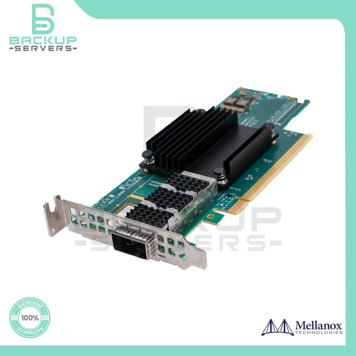 Mellanox ConnectX-6 MCX653105A-ECAT 1-Port 100Gbps PCI-e 3.0 x16 QSFP56 Adapter