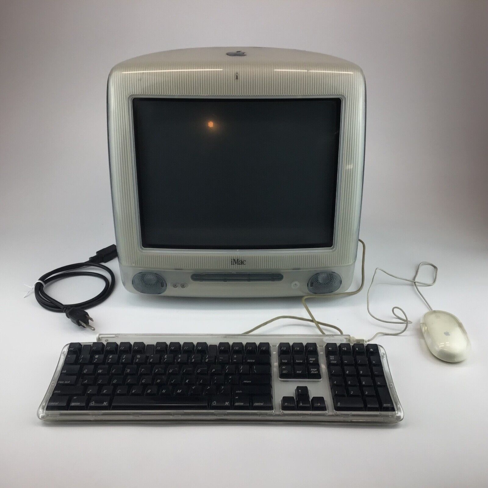 Apple iMac Blue M5521 Power PC Mac Macintosh Computer Works