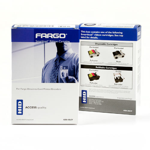 Fargo 45000 YMCKO Color Ribbon - 250 prints DTC1000 DTC1250e - Genuine New