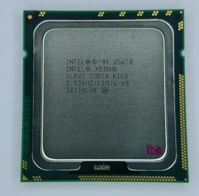 Intel Xeon X5670 X5675 X5680 X5690 Processor with thermal grease