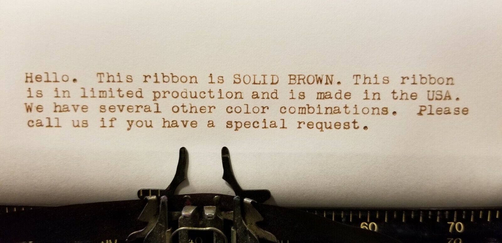 Smith Corona	Silent Super BROWN Ink Typewriter Ribbon + 