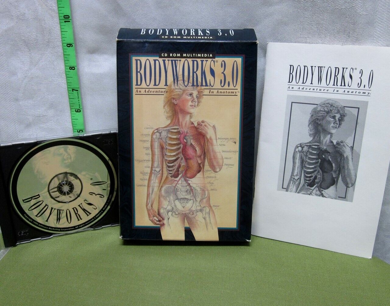 BODYWORKS 3.0 software CD-Rom & box Adventure in Anatomy 1994 lesson plans quiz