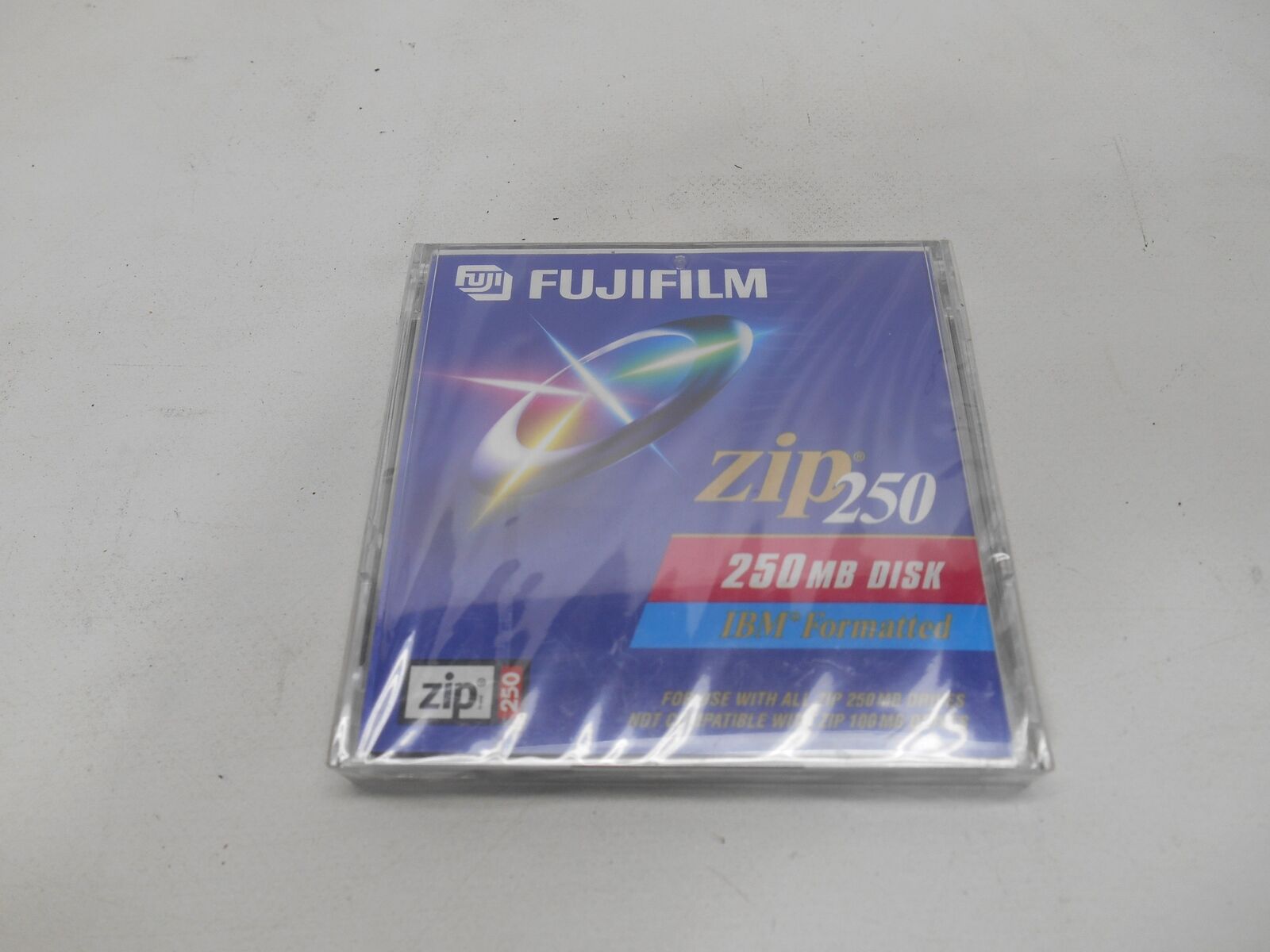 Lot of 5 Fujifilm Zip 250 MB Disk - IBM Formatted *New Unused*
