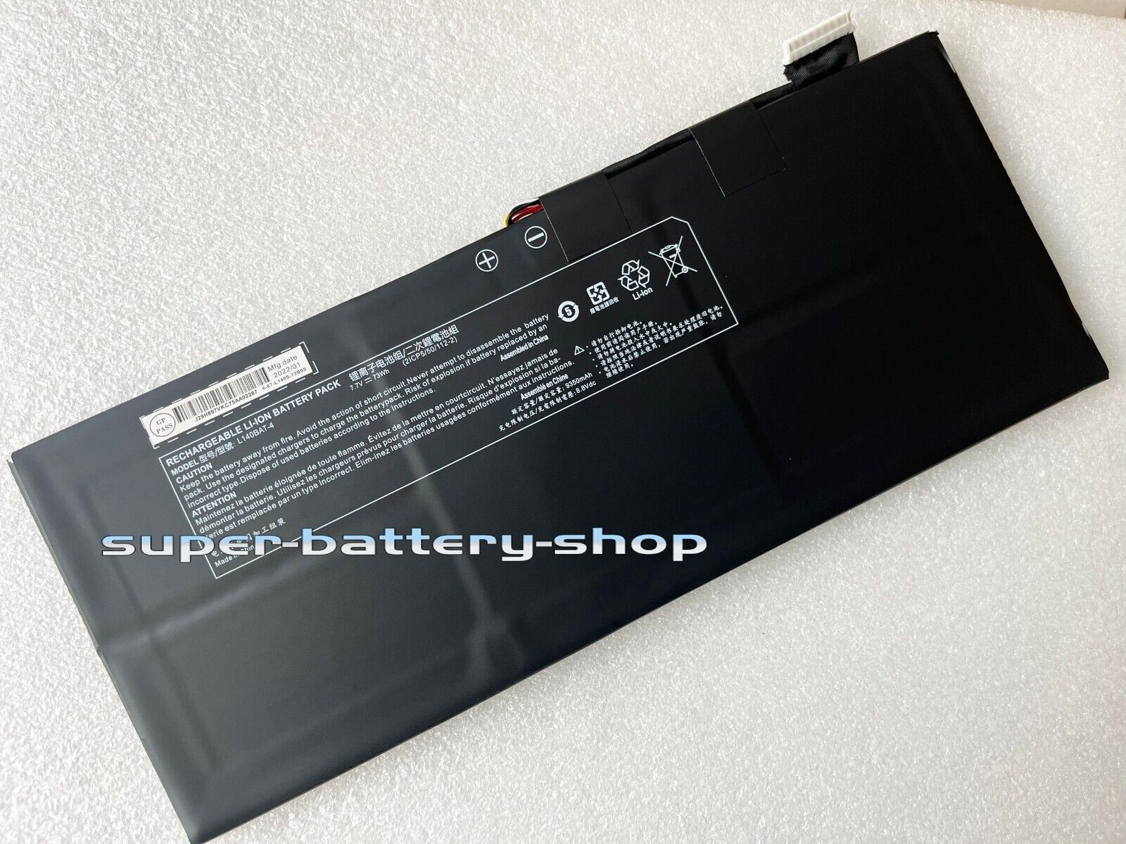 USA New Genuine L140BAT-4 battery for Lemp9 System76 Darter Pro 2021