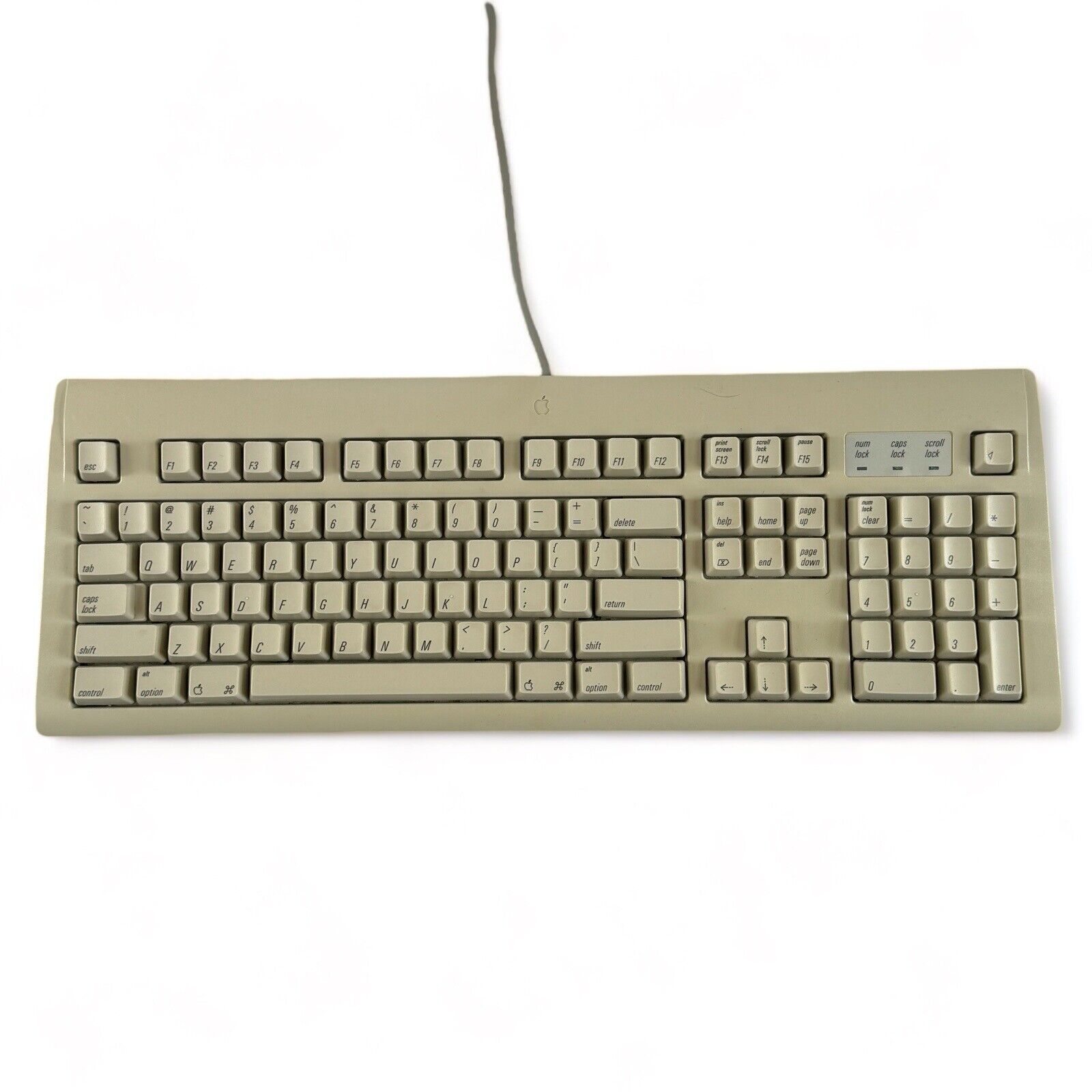 Apple Design Keyboard Macintosh VTG 1995 M2980 WORKS