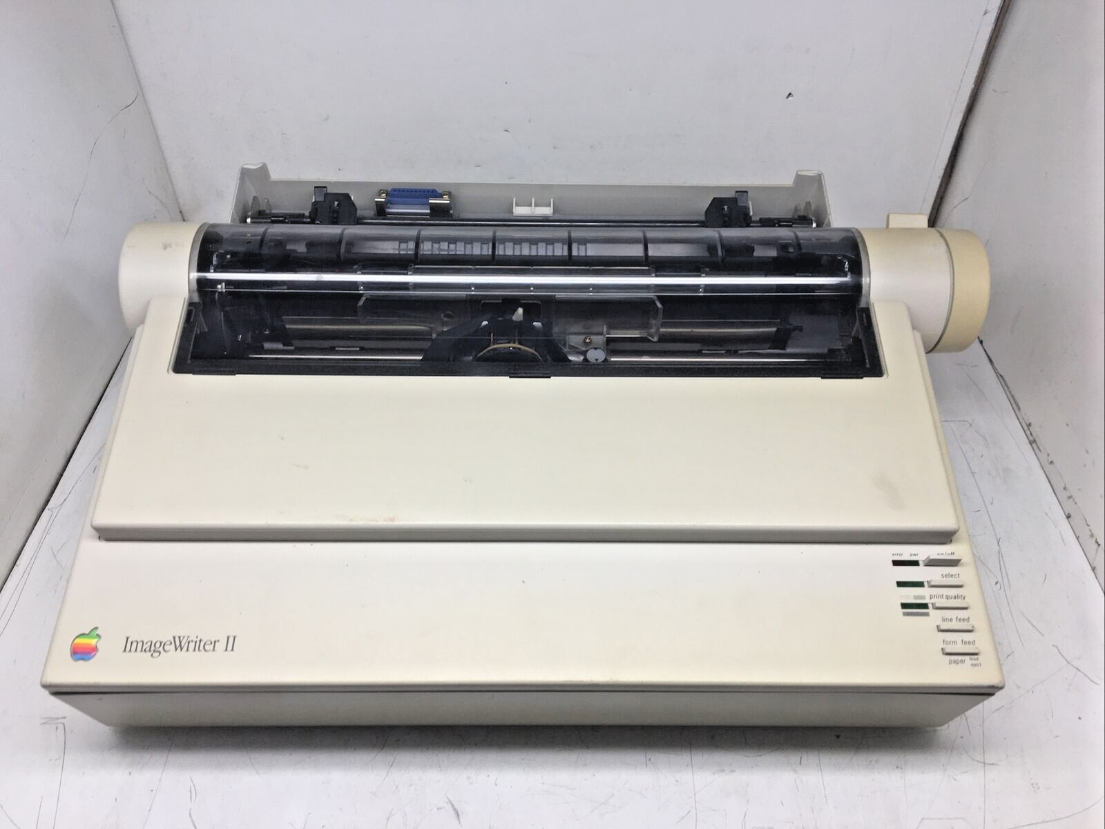 Vintage Apple ImageWriter II Printer A9M0320 missing paper tray