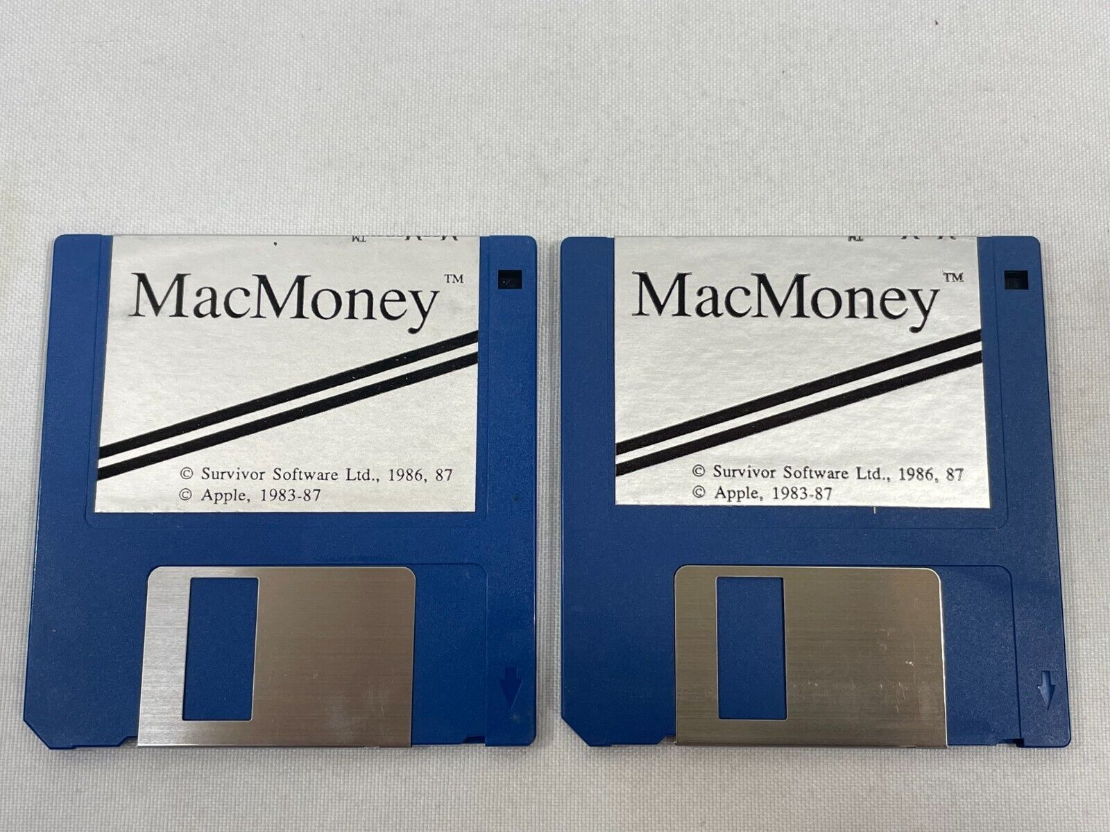 Vintage 1987 MacMoney Apple Macintosh 3.5