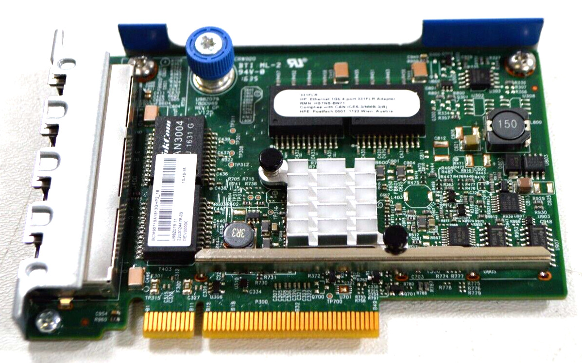 HP 789897-001 1Gbps Quad Port PCIe 2.0 Network Adapter  629133-002 HSTNS-BN71