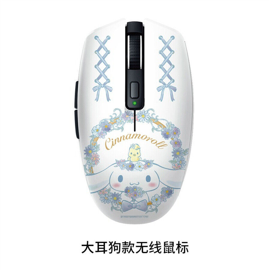My Melody Kuromi Cinnamoroll 2.4 GHz Wireless Mouse USB Bluetooth Dual Mode Mice