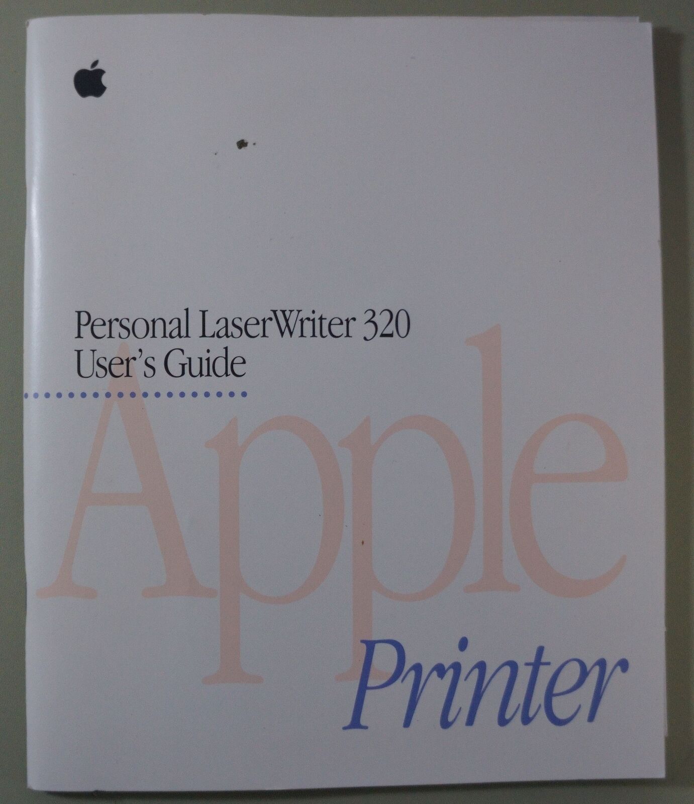 Apple - Personal LaserWriter 320 User's Guide + Warranty Cards