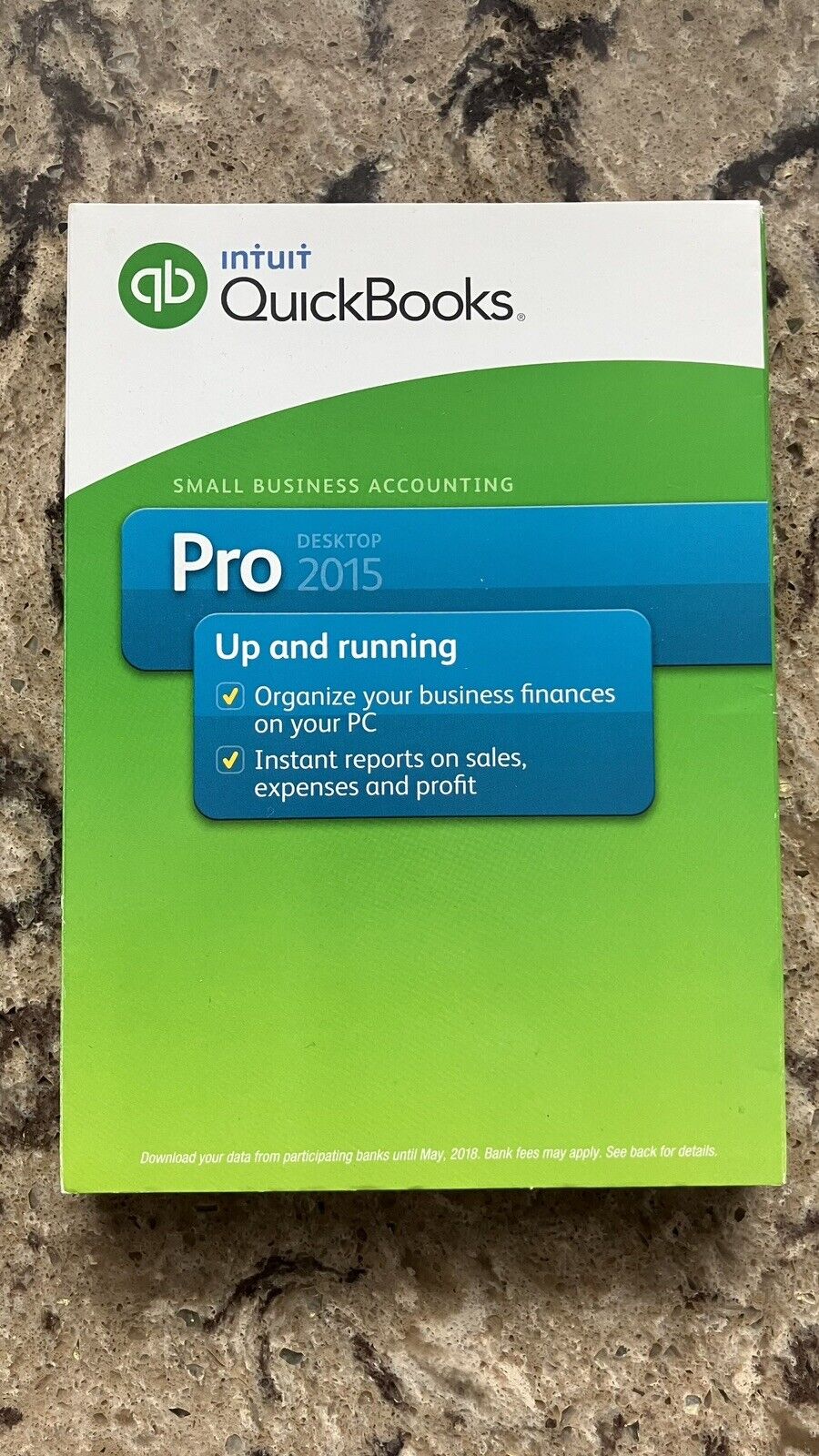 Quickbooks Desktop Pro 2015 (NOT A MONTHLY/YEARLY SUBSCRIPTION)