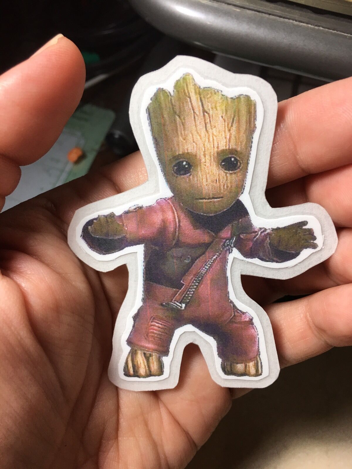 Baby Groot Guardians of the Galaxy Laptop Sticker