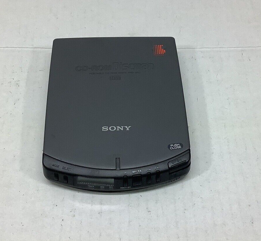Sony CD-ROM Discman Portable CD-ROM Drive PRD-250 Parts Only