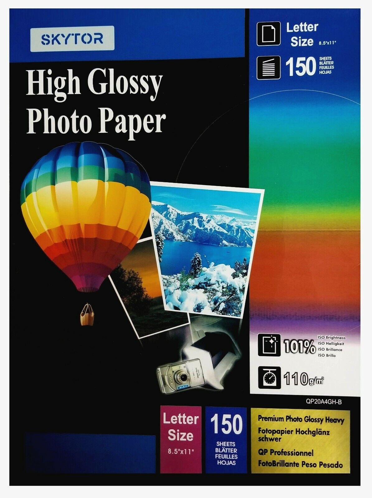 Premium 150 Sheets Photo Paper Glossy Inkjet 8.5