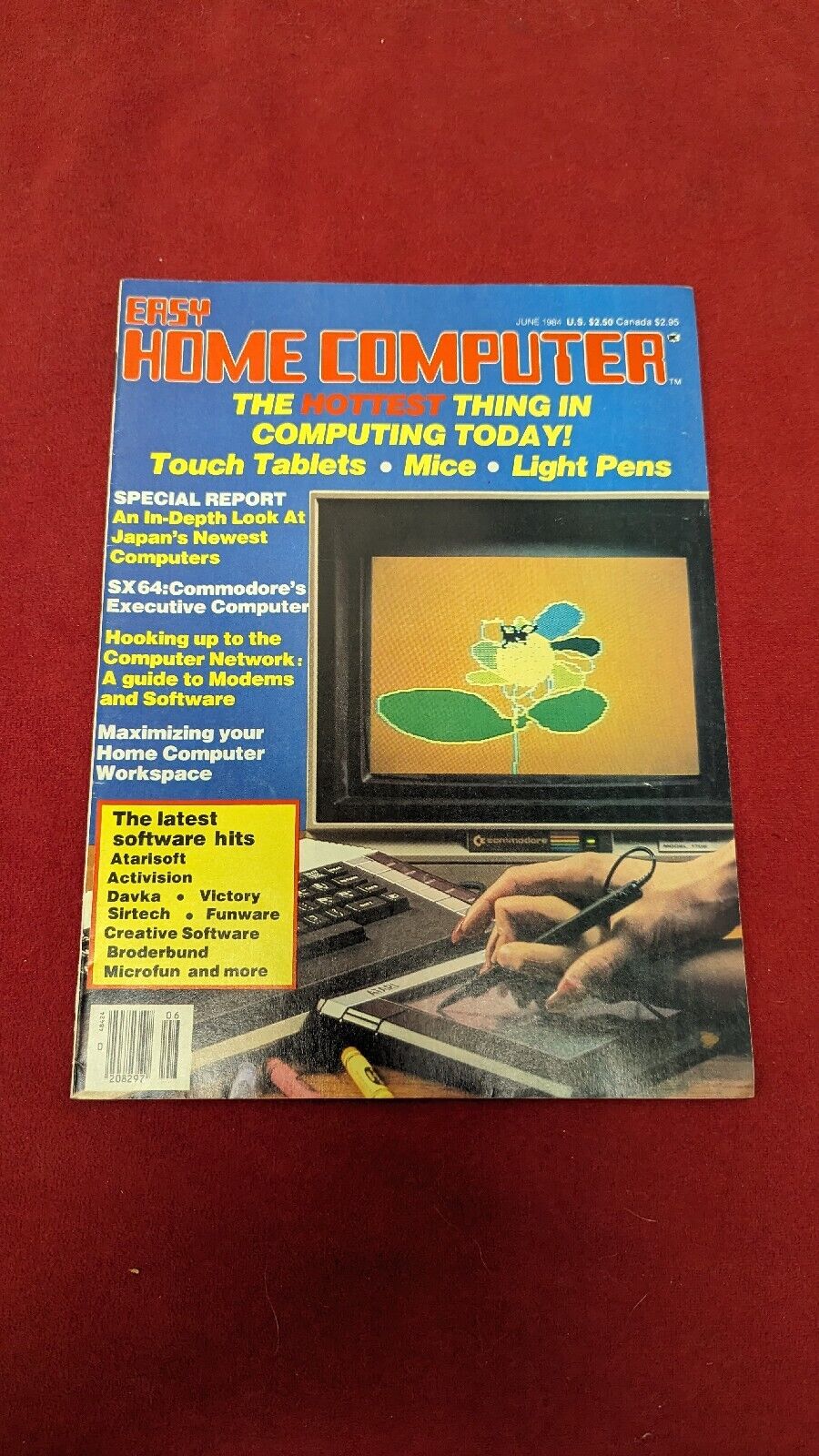 1984 Easy Home Computer Magazine Vintage Atari Commodore Activision Vintage 