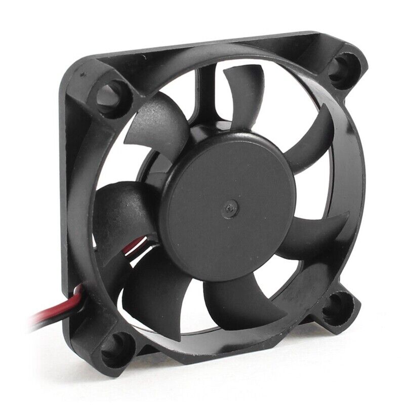 4X(50mm x 10mm DC 12V 2-Pin Connector Computer Case Cooler Cooling Fan I4C2)