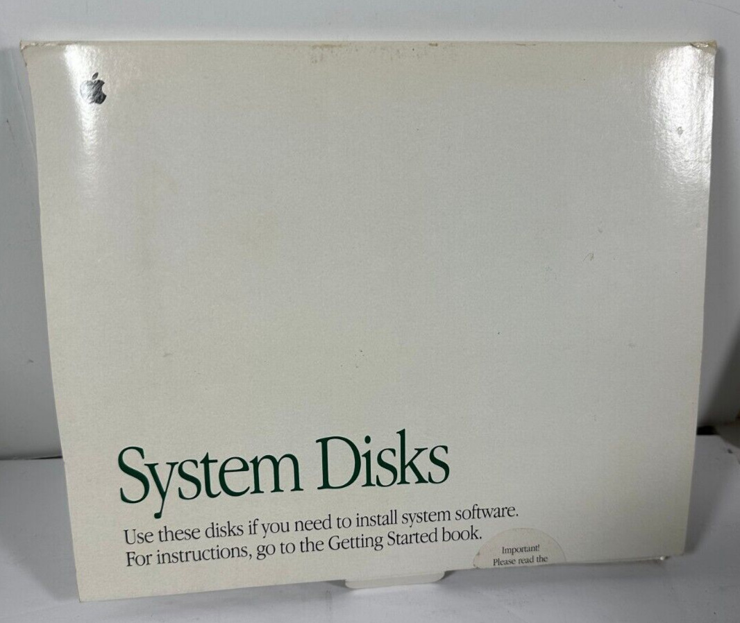 Vintage 1991 Apple Macintosh System 7.1 Installation Disks