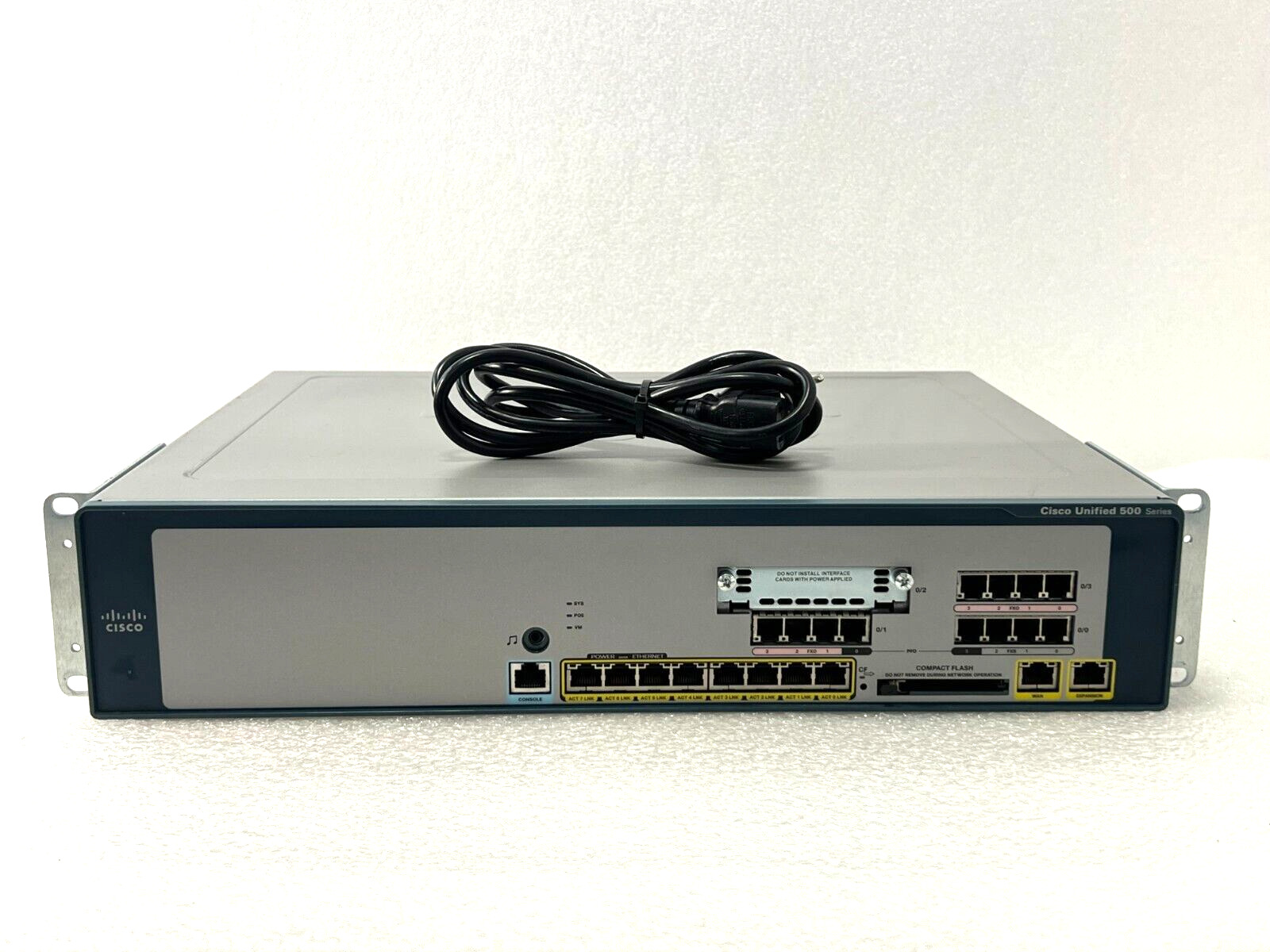 CISCO UC520-32U-8FXO-K9 V02 Unified Communication Device w/ POWER CORD 