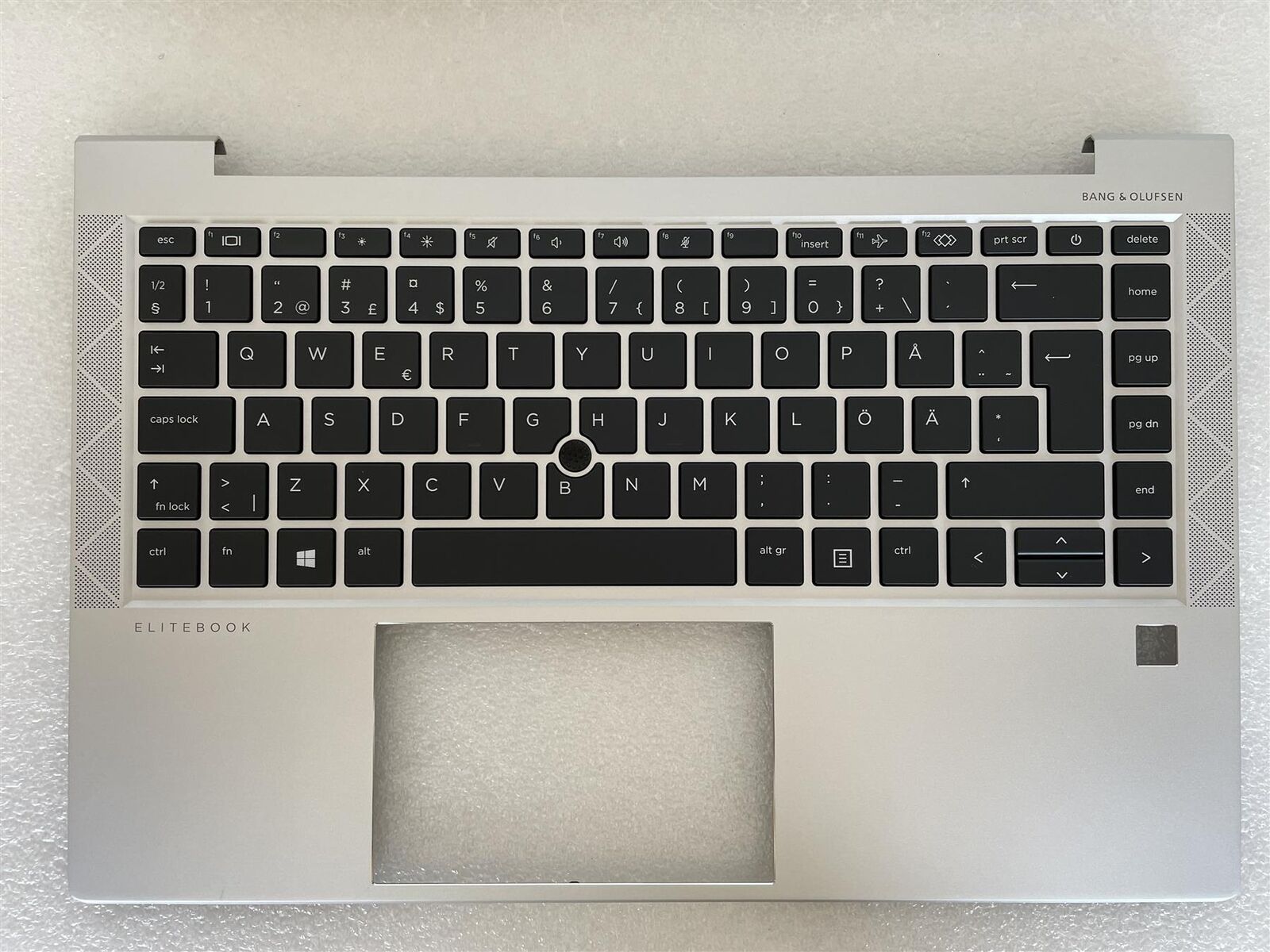 HP EliteBook 845 G7 M15209-B71 Swedish Finnish Keyboard Palmrest Sweden Finland
