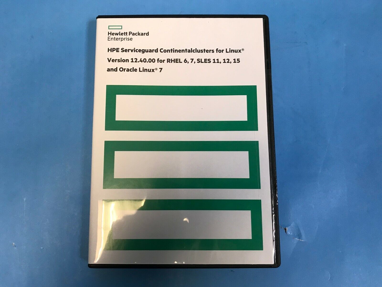 HPe BB086-63105 Service Guard Continentalclusters for Linux  Media Kit BB086AA