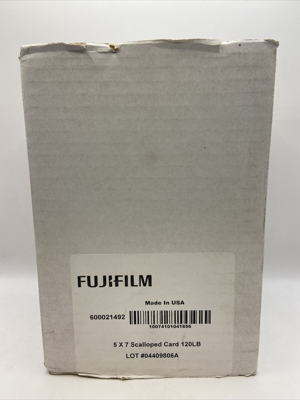 Fujifilm 5x7 Scalloped Card 120lb 600021492