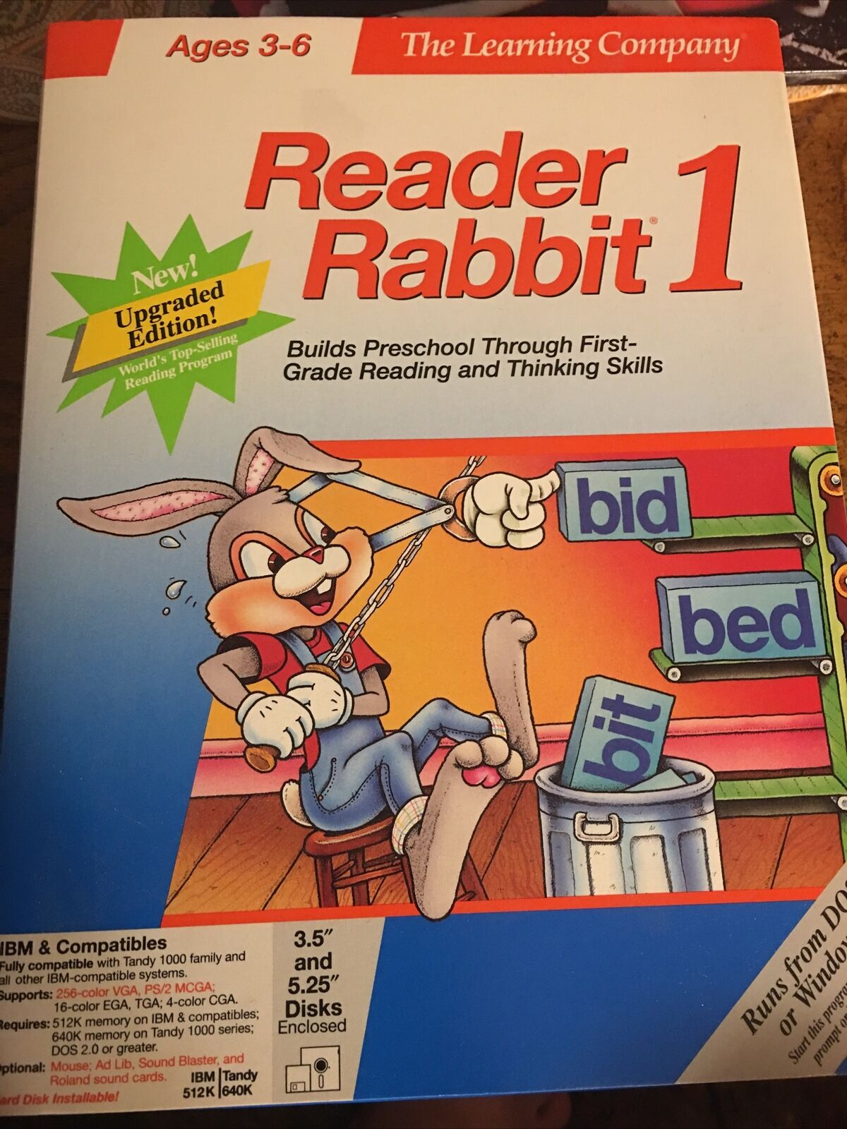 Reader Rabbit 1 IBM & Compatibles 