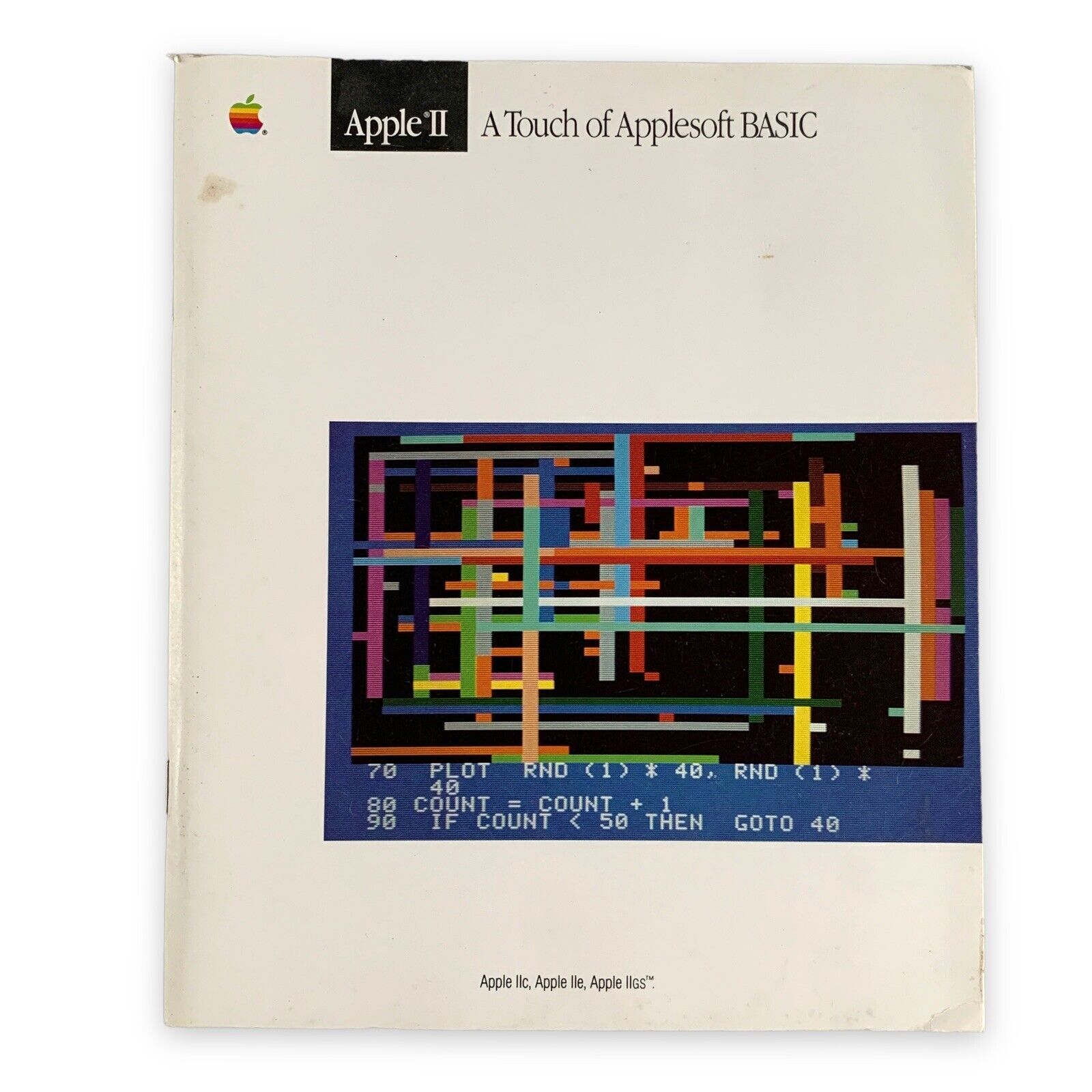 VTG 1986 Apple II A touch of AppleSoft BASIC Tutorial Manual