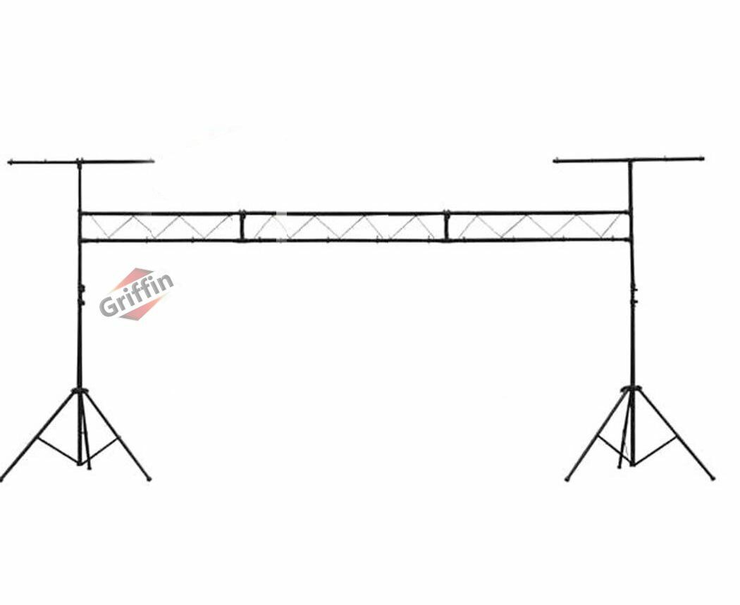 Light Truss Stand System - Trussing DJ Booth Kit Lighting Stage PA Speaker T-Bar