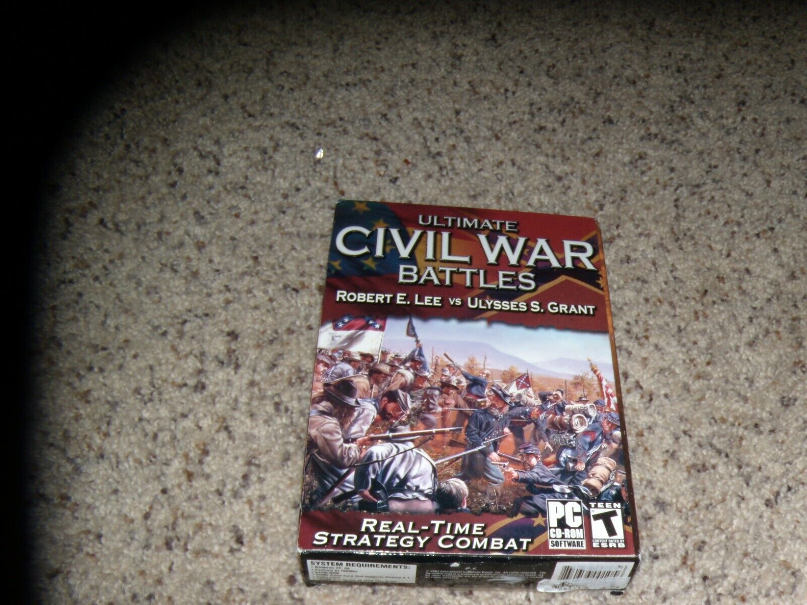 Ultimate Civil War Battles Robert E. Lee vs. Ulysses S. Grant Sealed PC Game