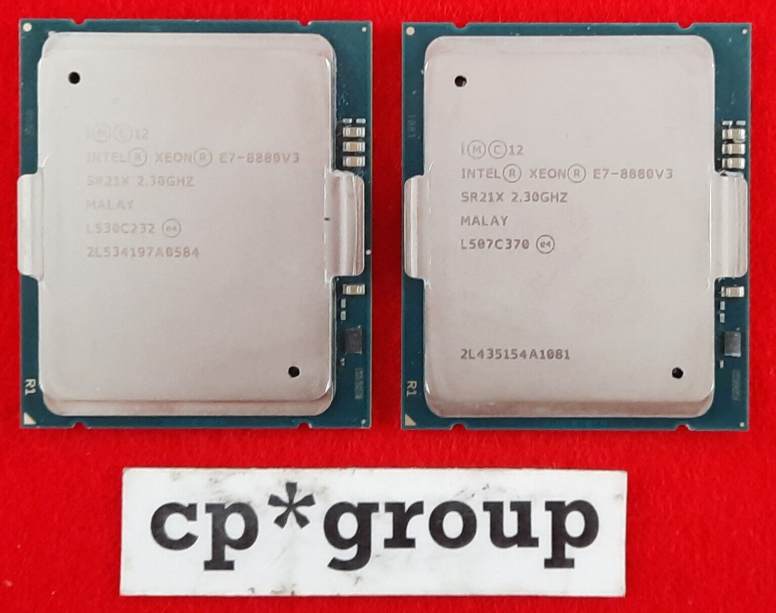 LOT OF 2 Intel Xeon E7-8880 v3 2.3GHz 45MB LGA2011-1 18-Core CPU Processor SR21X