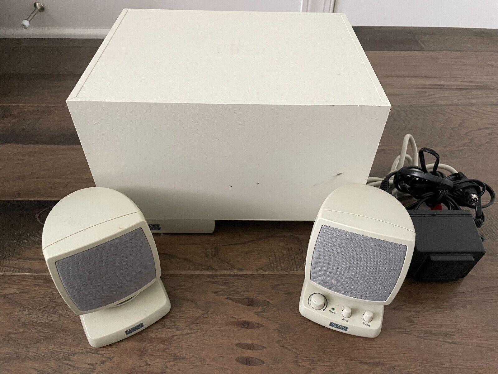Vintage Computer Altec Lansing Speaker System ACS340 With Subwoofer (Tested)