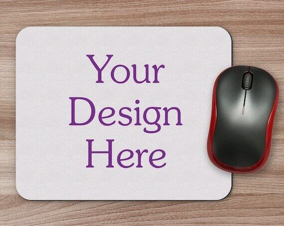 Custom Printed Mouse Pad Personalized Photo, logo, design Add Your Own Image alf