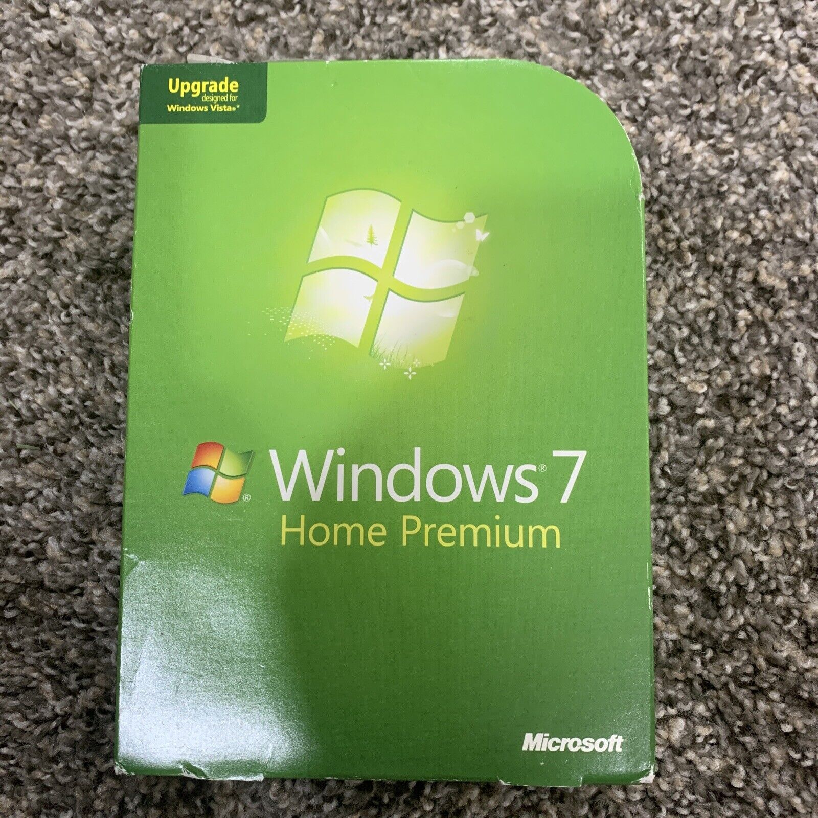 Microsoft Windows 7 Home Premium 2 DVD with Product Key- No Scratches