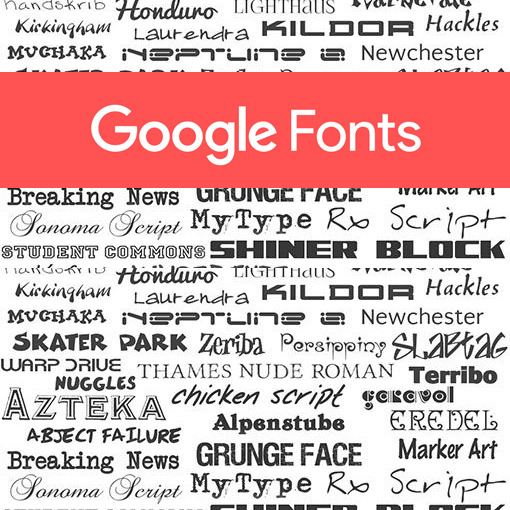 Google Fonts - Pack Fonts Web Desktop TTF